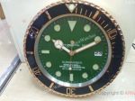 Clone Rolex Submariner Wall Clock - Rose Gold Green Dial